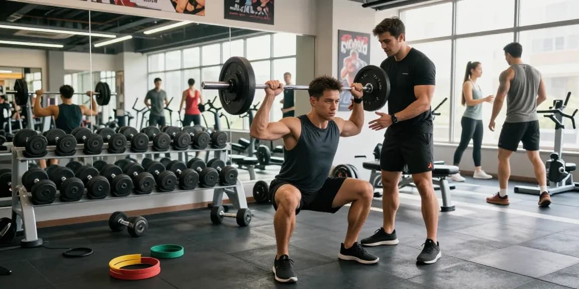Muskelaufbau im Steroid Shop Deutschland: Bodybuilder beim Training.