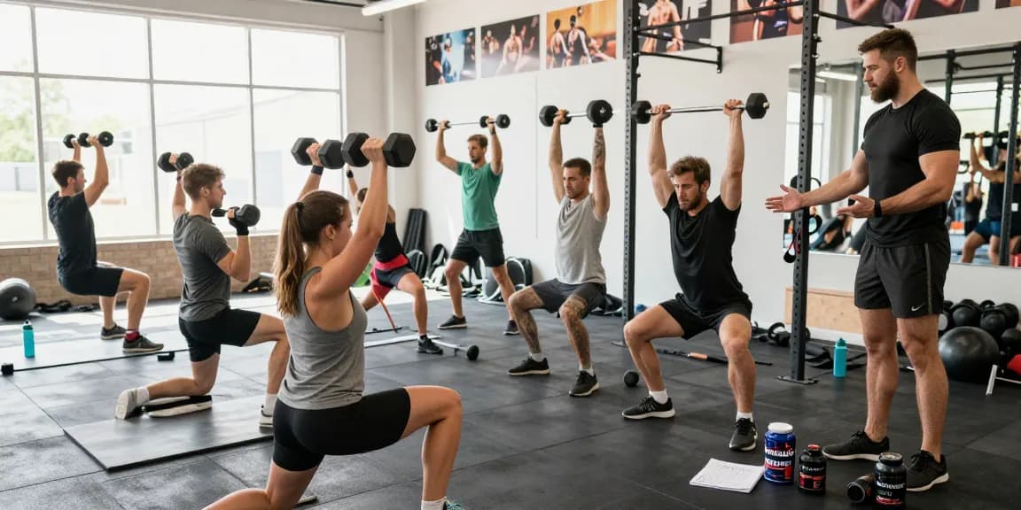 Anabolika Shop Deutschland: Fitnessszene mit Athleten, die sicher und effektiv trainieren.