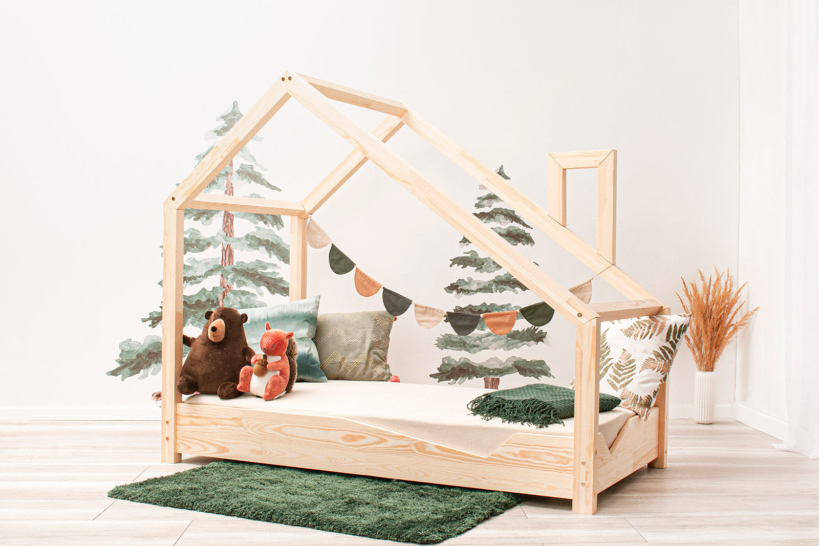 Für Familien geeignet: TiCAA Bodenbett 140x200