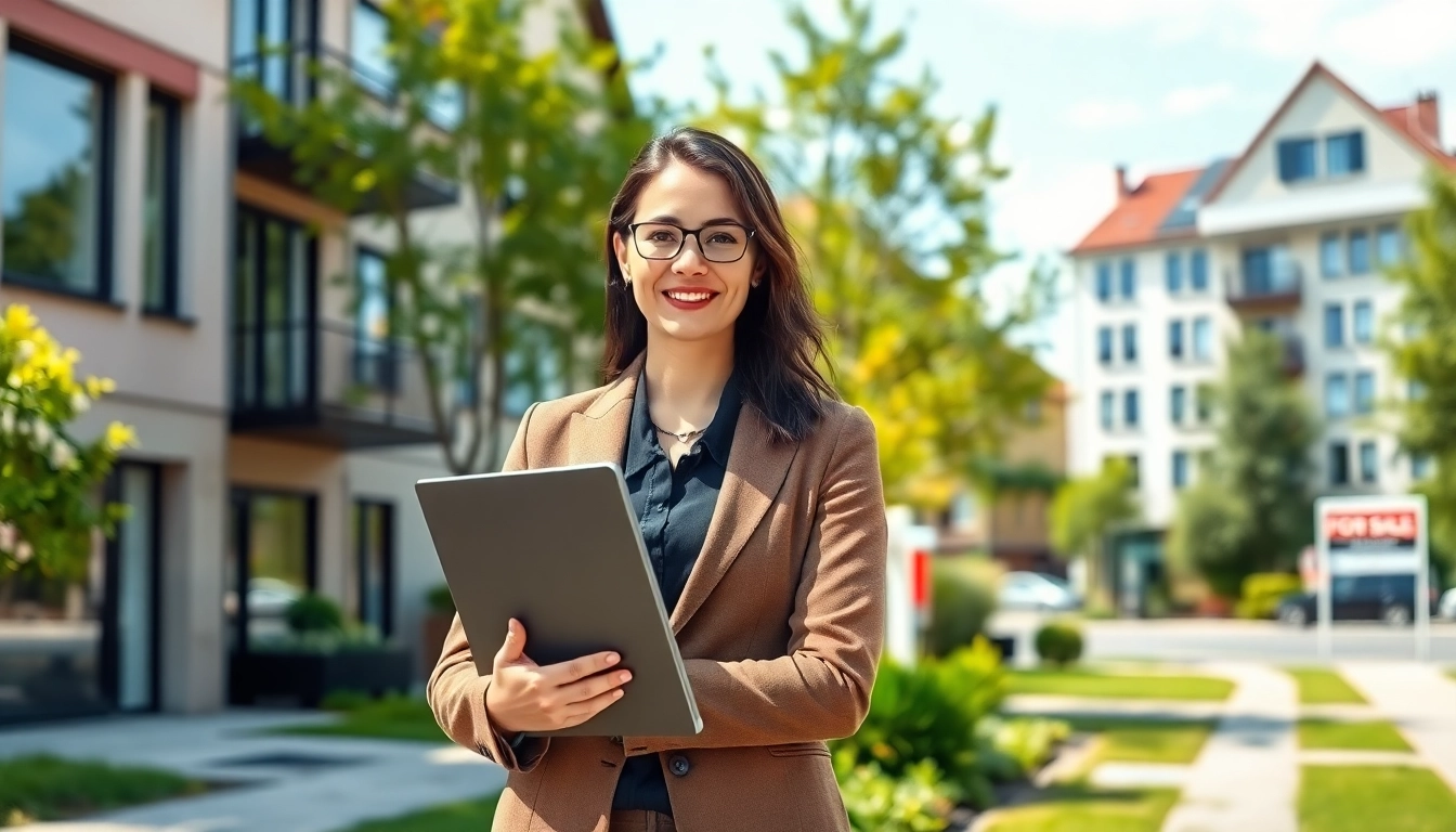 Immobilienmakler Frankfurt Eschersheim in action, presenting properties with expertise.