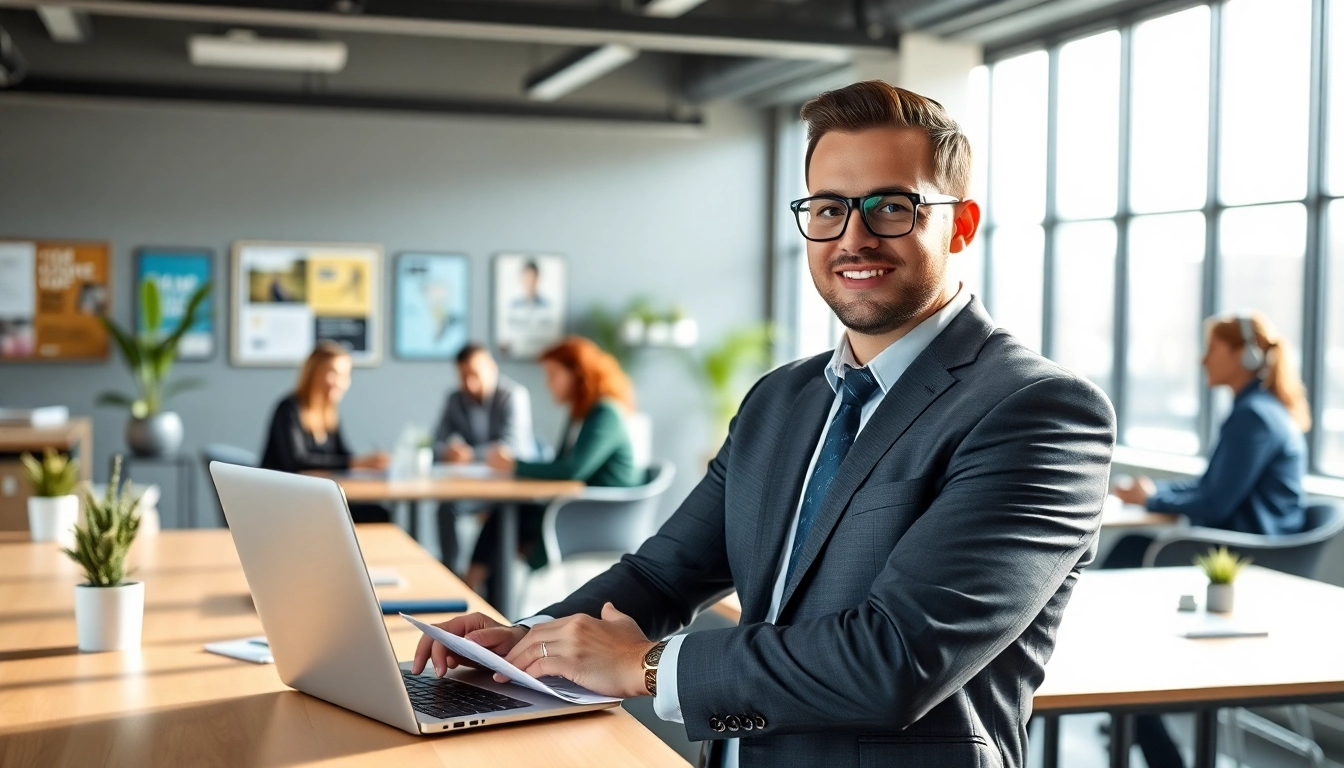 Headhunter IT erstellt einen effektiven Rekrutierungsprozess in einem modernen Büro.