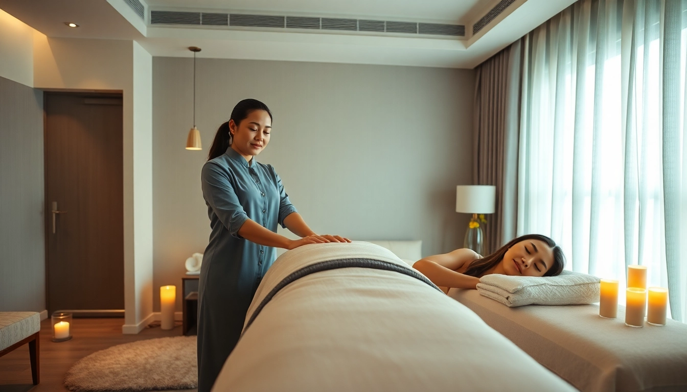 고요한 호텔 객실 환경에서 전문 마사지 치료를 선보이는 평택출장마사지
