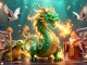 Experience the best high roller casinos Australia with dynamic 3D illustration showcasing slot games and vibrant casino elements.
